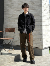 Кардиган UNIQLO кофта на пуговицах 1159846022 (Черный 3XL)