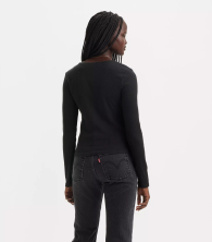 Женский кардиган в рубчик Levi's 1159846401 (Черный XL)