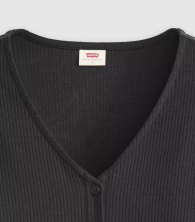Женский кардиган в рубчик Levi's 1159846401 (Черный XL)