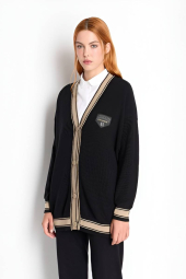М'який кардиган в'язаний Armani Exchange 1159846472 (Чорний L)