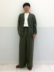 Кардиган из шерсти UNIQLO на пуговицах 1159849988 (Зеленый XXL)