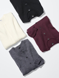 Вовняний кардиган UNIQLO кофта 1159855138 (Сірий S)