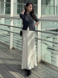 Вовняний кардиган UNIQLO кофта 1159855138 (Сірий S)