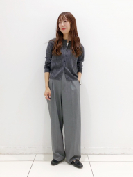 Вовняний кардиган UNIQLO кофта 1159855138 (Сірий S)