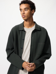 Кардиган UNIQLO кофта на пуговицах 1159855323 (Зеленый XXL)