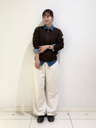 Вязаный кардиган UNIQLO на молнии 1159856609 (Коричневый M)