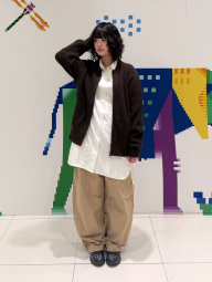 Вязаный кардиган UNIQLO на молнии 1159856609 (Коричневый M)