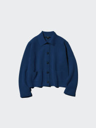 Женский кардиган UNIQLO на пуговицах 1159856987 (Синий XXL)