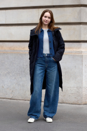 Женский кардиган UNIQLO на пуговицах 1159856987 (Синий XXL)