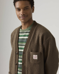 Чоловічий кардиган Levi's 1159857602 (Коричневий L)