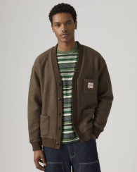 Чоловічий кардиган Levi's 1159857602 (Коричневий L)
