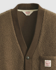 Чоловічий кардиган Levi's 1159857602 (Коричневий L)