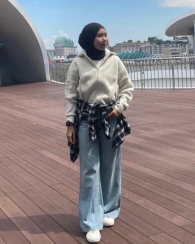 Теплый вязаный кардиган UNIQLO кофта на молнии 1159860536 (Молочный M)