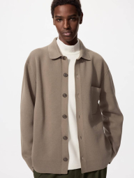 Кардиган UNIQLO кофта на пуговицах 1159862415 (Бежевый S)