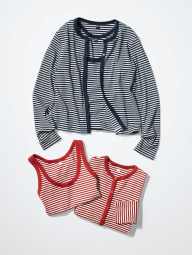 Кардиган UNIQLO кофта 1159864465 (Синий/Серый S)