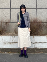 Кардиган UNIQLO кофта 1159864465 (Синий/Серый S)