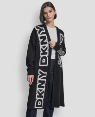 Оверсайз кардиган DKNY 1160051681 (Черный M/L)