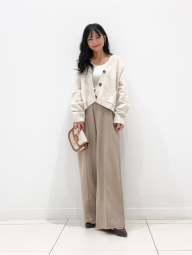 Женский вязаный кардиган Souffle Yarn UNIQLO кофта 1160372761 (Молочный M)