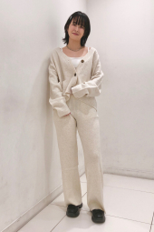 Женский вязаный кардиган Souffle Yarn UNIQLO кофта 1160372761 (Молочный M)