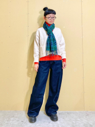 Женский вязаный кардиган Souffle Yarn UNIQLO кофта 1160372761 (Молочный M)