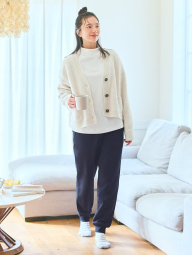Женский вязаный кардиган Souffle Yarn UNIQLO кофта 1160372761 (Молочный M)