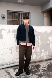 Женский вязаный кардиган Souffle Yarn UNIQLO кофта 1160373149 (Синий L)