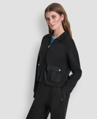 Женский кардиган DKNY на молнии 1160398973 (Черный XL)
