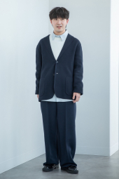Вязаный пиджак UNIQLO 1160777992 (Синий 3XL)