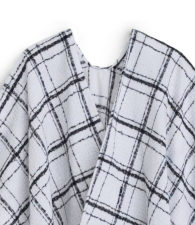 Уютная шаль-руана Calvin Klein с узором 1161844474 (Белый One size)