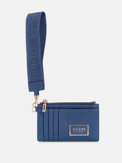 Картхолдер із ручкою Guess з логотипом 1159842475 (Синій One size)