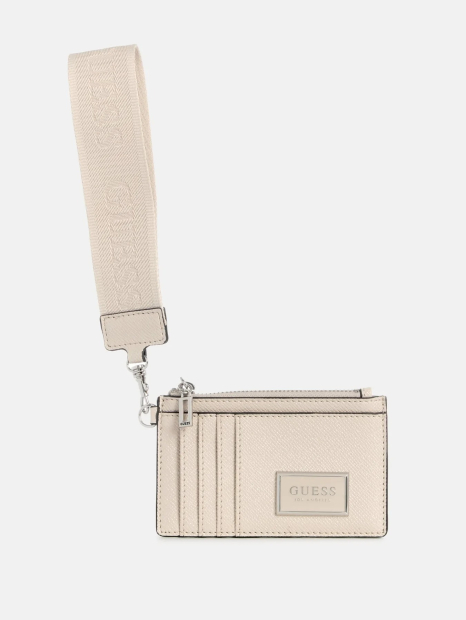 Картхолдер із ручкою Guess з логотипом 1159842478 (Бежевий One size)
