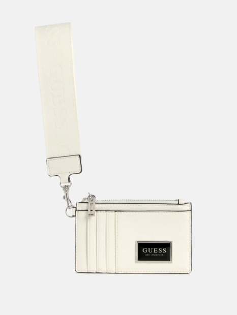 Картхолдер із ручкою Guess з логотипом 1159842571 (Молочний One size)