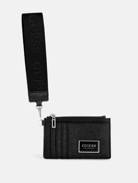Картхолдер із ручкою Guess з логотипом 1159842575 (Чорний One size)
