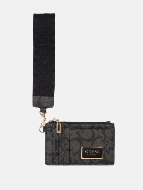 Картхолдер із ручкою Guess з логотипом 1159842577 (Сірий One size)