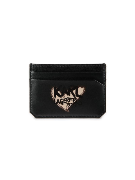 Кожаный картхолдер Karl Lagerfeld Paris 1159844801 (Черный One Size)