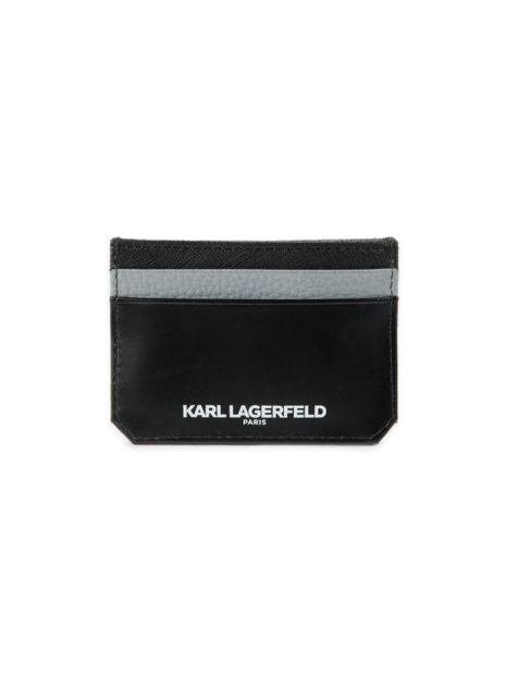 Кожаный картхолдер Karl Lagerfeld Paris 1159844801 (Черный One Size)