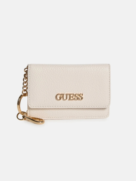 Мини-кошелек Nyra Guess с карабином 1159850096 (Молочный One size)