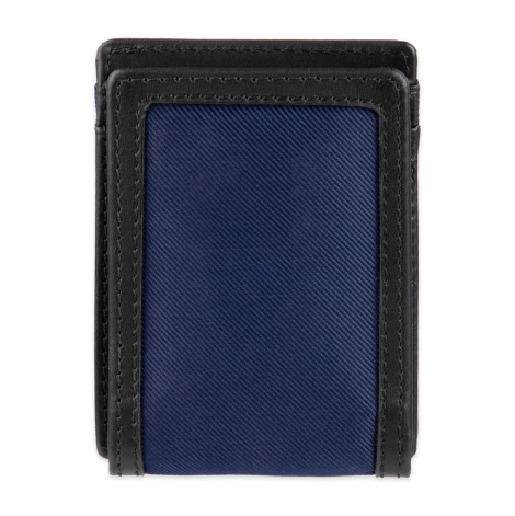 Шкіряний картхолдер Tommy Hilfiger з магнітним затиском для грошей 1159851000 (Чорний/Синій One size)