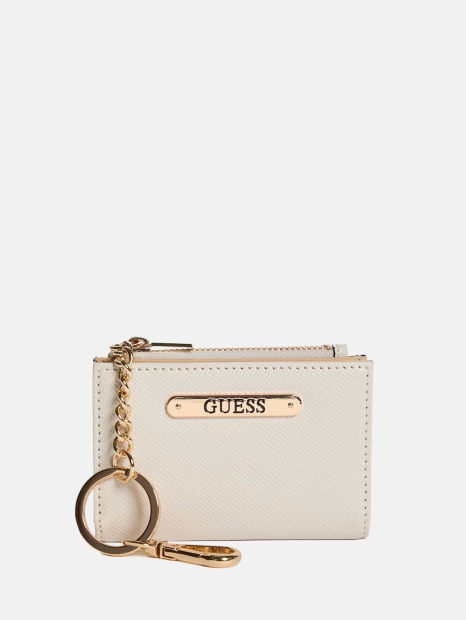 Мини-кошелек Kyrie Guess с карабином 1159851905 (Молочный One size)