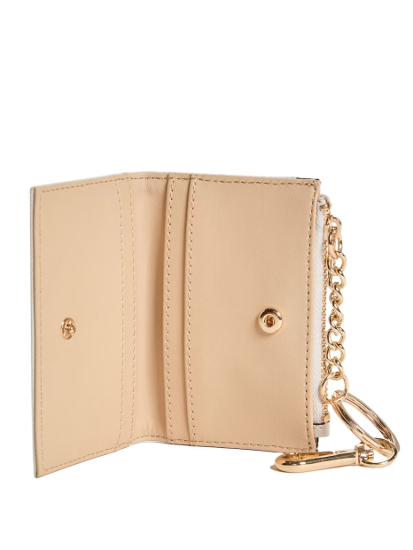 Мини-кошелек Kyrie Guess с карабином 1159851905 (Молочный One size)