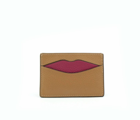 Компактный картхолдер COACH из экокожи 1159854786 (Коричневый One size)