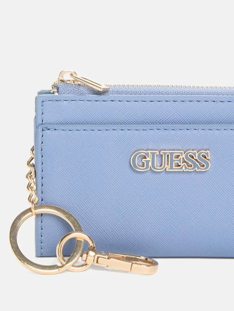 Мини-кошелек Guess с карабином 1159855336 (Голубой One size)