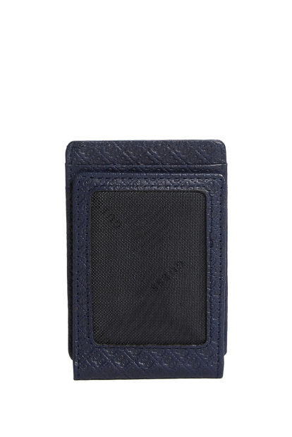 Кожаный картхолдер Devin Guess 1159861727 (Синий One size)