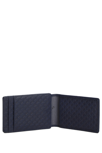Кожаный картхолдер Devin Guess 1159861727 (Синий One size)