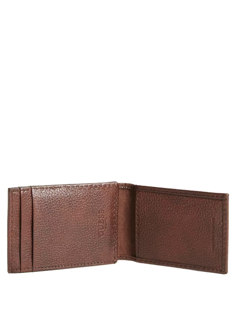 Кожаный картхолдер Bishop Guess 1159863063 (Коричневый One size)