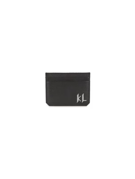 Шкіряний картхолдер Karl Lagerfeld Paris з монограмою 1159863823 (Чорний One Size)