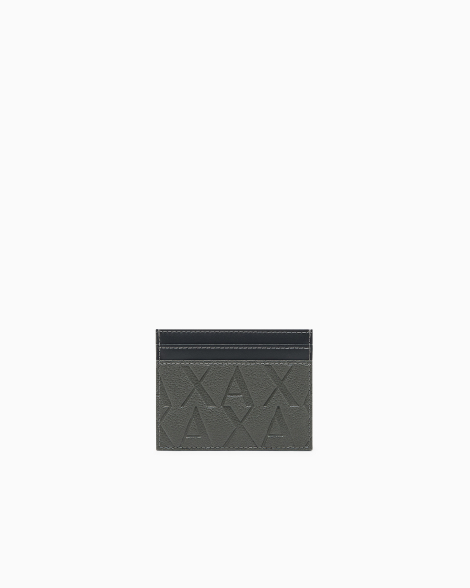 Картхолдер Armani Exchange із кліпсою для купюр 1160824108 (Чорний/Зелений One size)