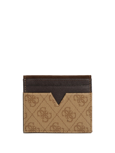 Кожаный двухсторонний картхолдер Noah Guess 1161482406 (Бежевый/Коричневый One size)