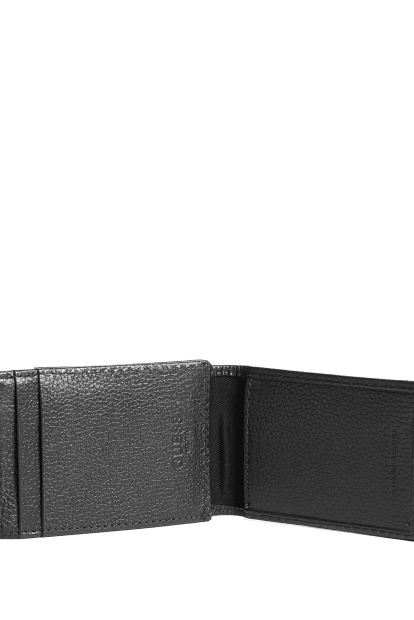 Кожаный картхолдер Bishop Guess 1161904108 (Черный One size)