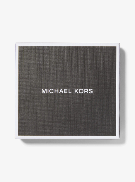 Мужской комплект Michael Kors картхолдер и ремень с логотипом 1162672040 (Черный/Коричневый One size)